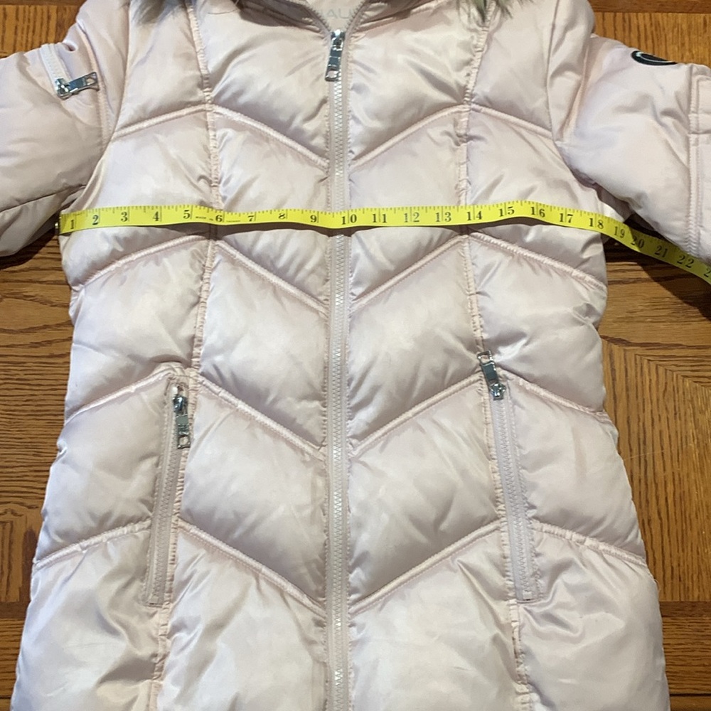 Nautica Women’s Puffer Coat with Faux Fur Trimmed Hood • Size XS - Picture 13 of 15